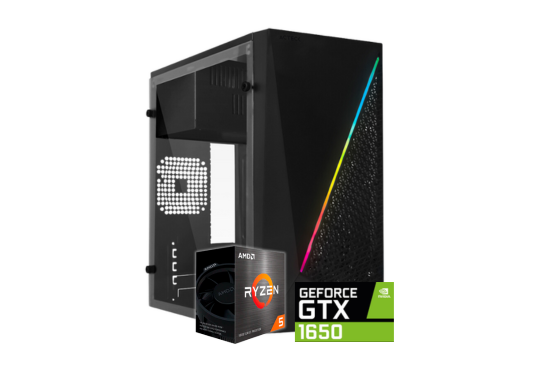 WTG-001 Equipo Gamer para Principiantes, AMD Ryzen 5-5500U